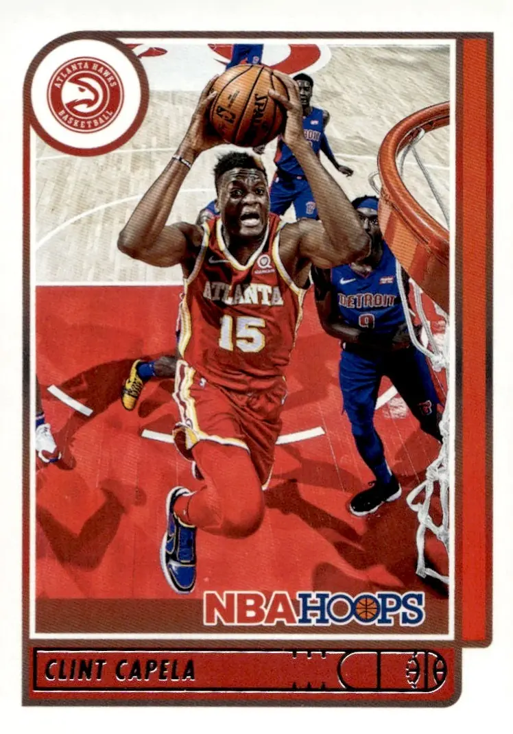 2021-22 NBA Hoops #158 Clint Capela (front)