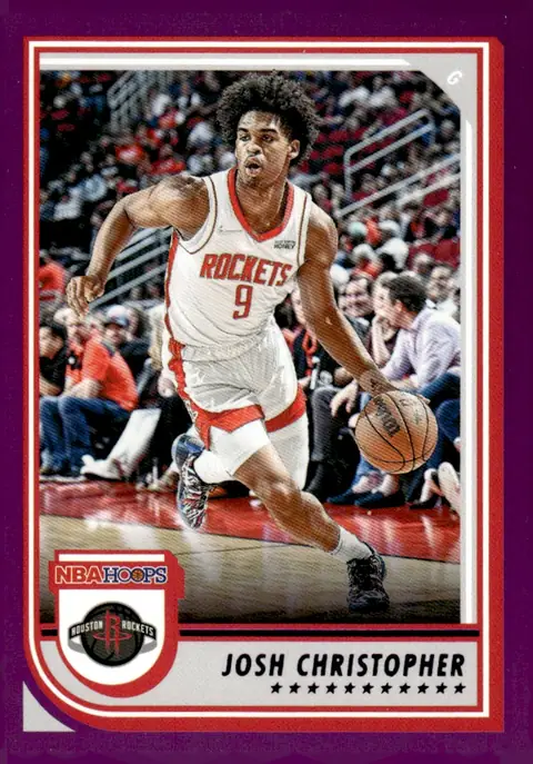 2022-23 NBA Hoops #132 Josh Christopher – Purple