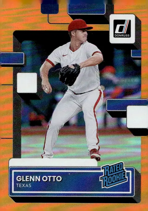 2022 Donruss Baseball #51 Glenn Otto – Holo Orange