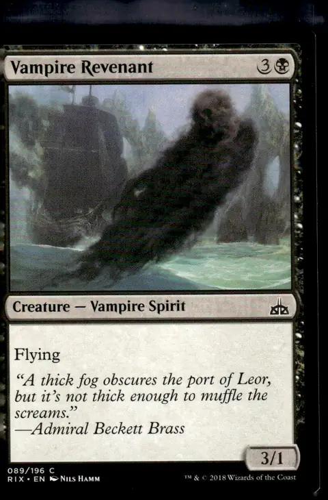 2018 Magic: The Gathering - Rivals of Ixalan (RIX) #089/196 Vampire Revenant