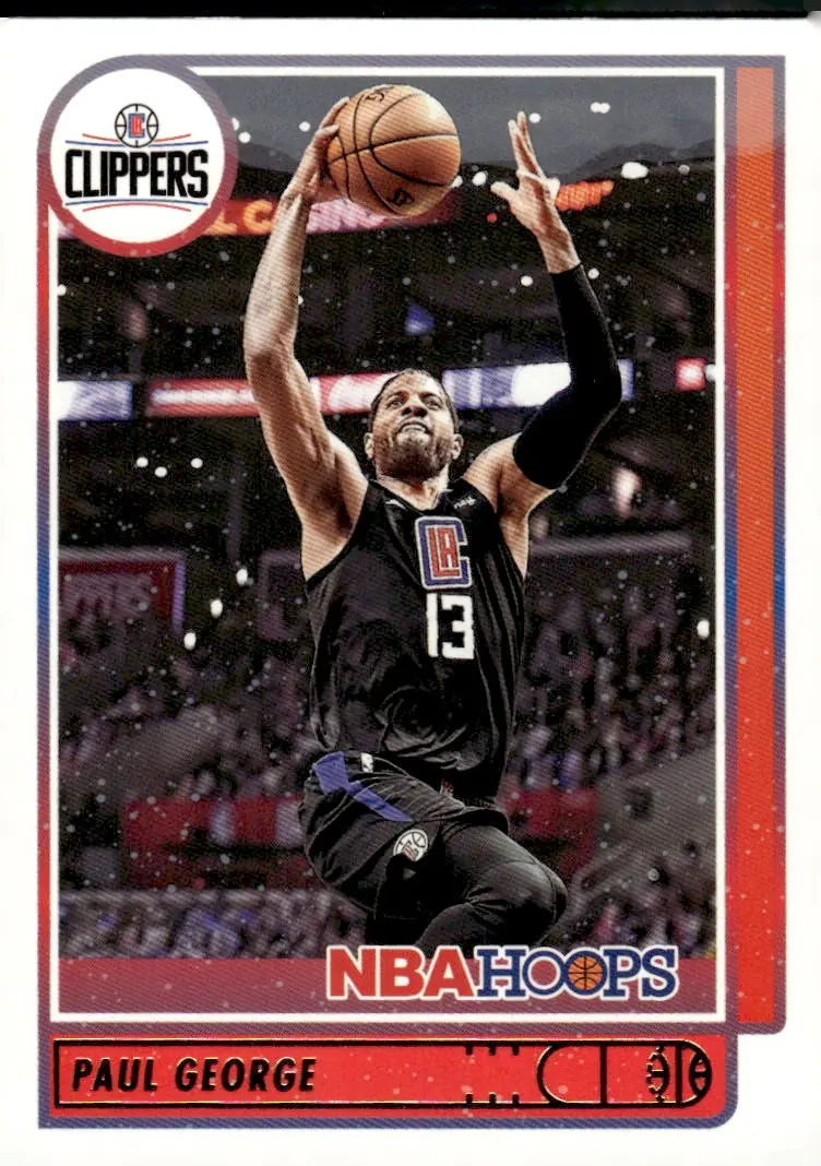 2021-22 NBA Hoops #86 Paul George (front)