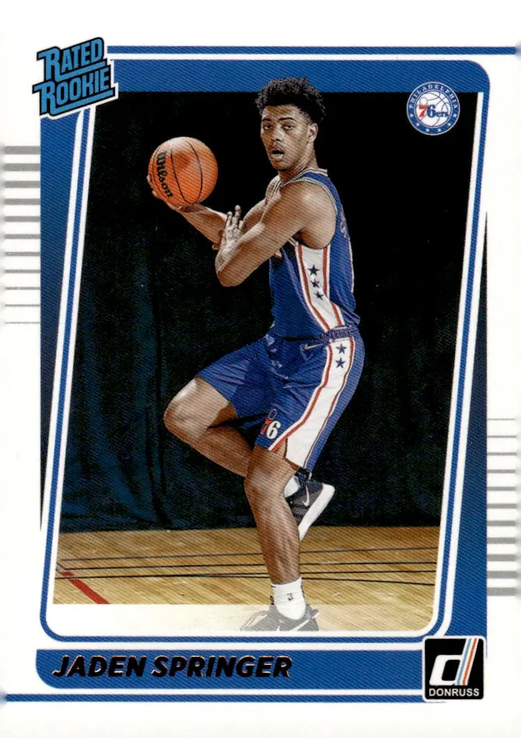 2021-22 Donruss Basketball #247 Jaden Springer (front)