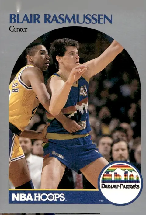 1990-91 NBA Hoops #99 Blair Rasmussen