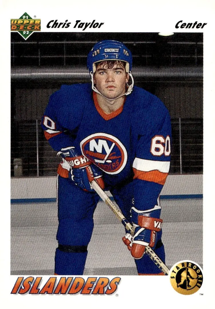 1991-92 Upper Deck #454 Chris Taylor (front)