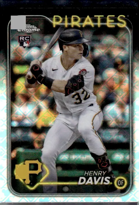2024 Topps Chrome #260 Henry Davis – X-Fractor