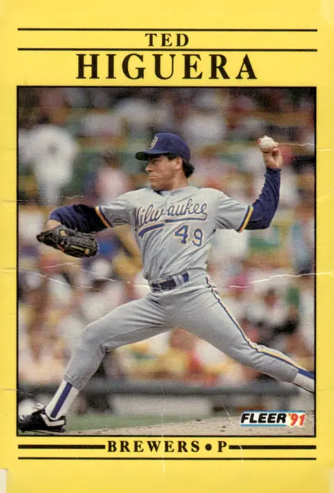 1991 Fleer #586 Ted Higuera