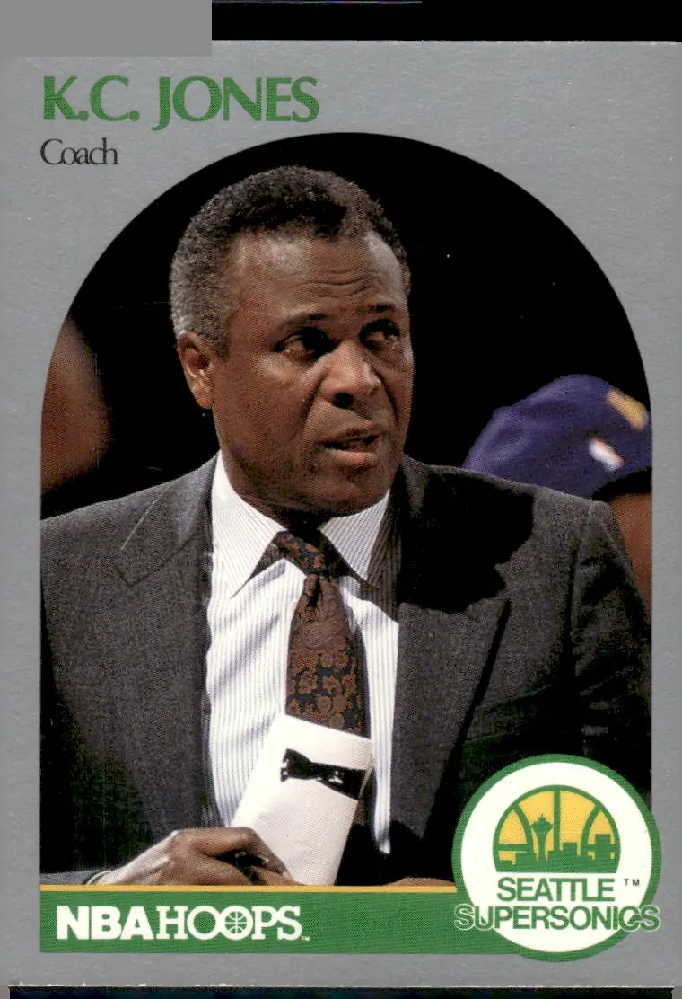 1990-91 NBA Hoops #329 K.C. Jones (front)