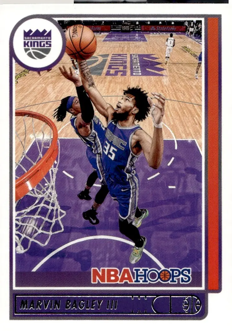 2021-22 NBA Hoops #128 Marvin Bagley III (front)