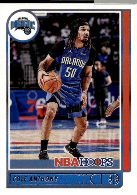 2021-22 NBA Hoops #12 Cole Anthony