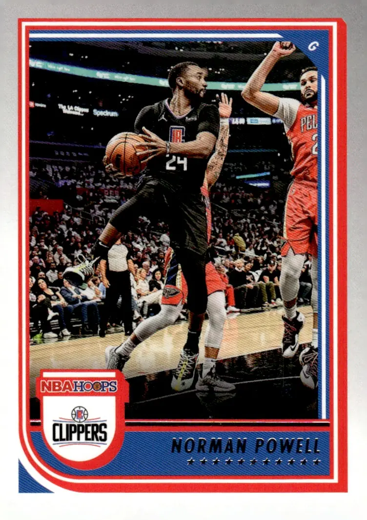 2022-23 NBA Hoops #182 Norman Powell (front)