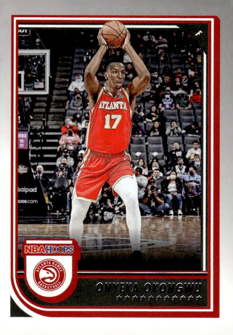 2022-23 NBA Hoops #87 Onyeka Okongwu (front)