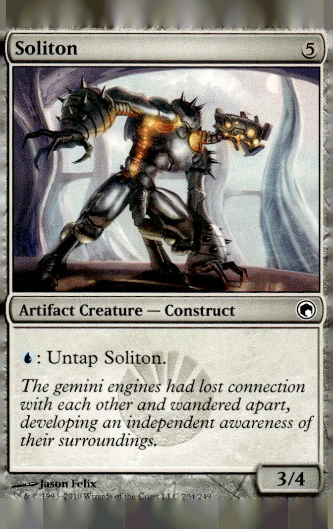 2010 Magic: The Gathering - Scars of Mirrodin #204/249 Soliton (front)