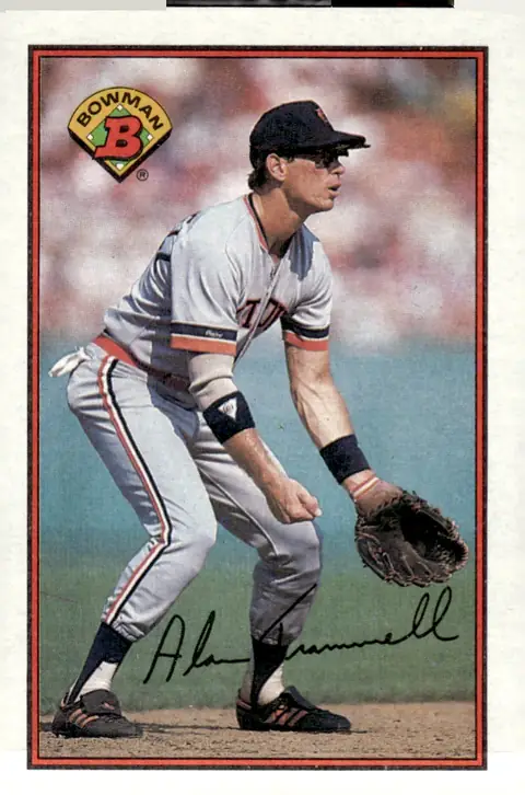 1989 Bowman #105 Alan Trammell