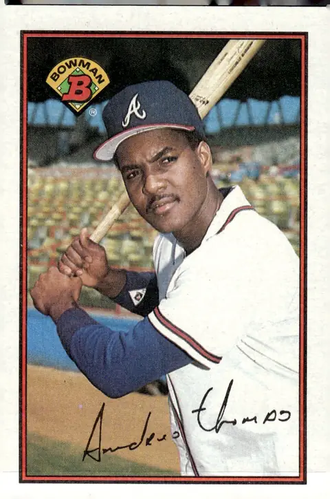 1989 Bowman #272 Andres Thomas