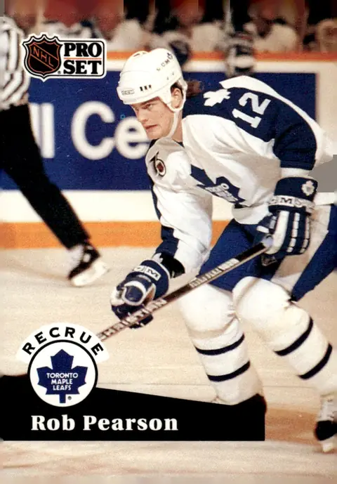 1991-92 Pro Set (Series 2) #562 Rob Pearson – French