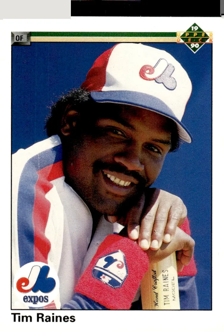 1990 Upper Deck #177 Tim Raines (front)