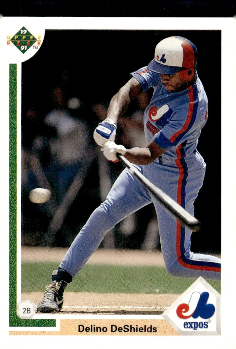 1991 Upper Deck #364 Delino DeShields (front)