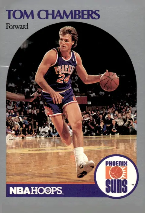 1990-91 NBA Hoops #234 Tom Chambers – 234A "Forward" variation