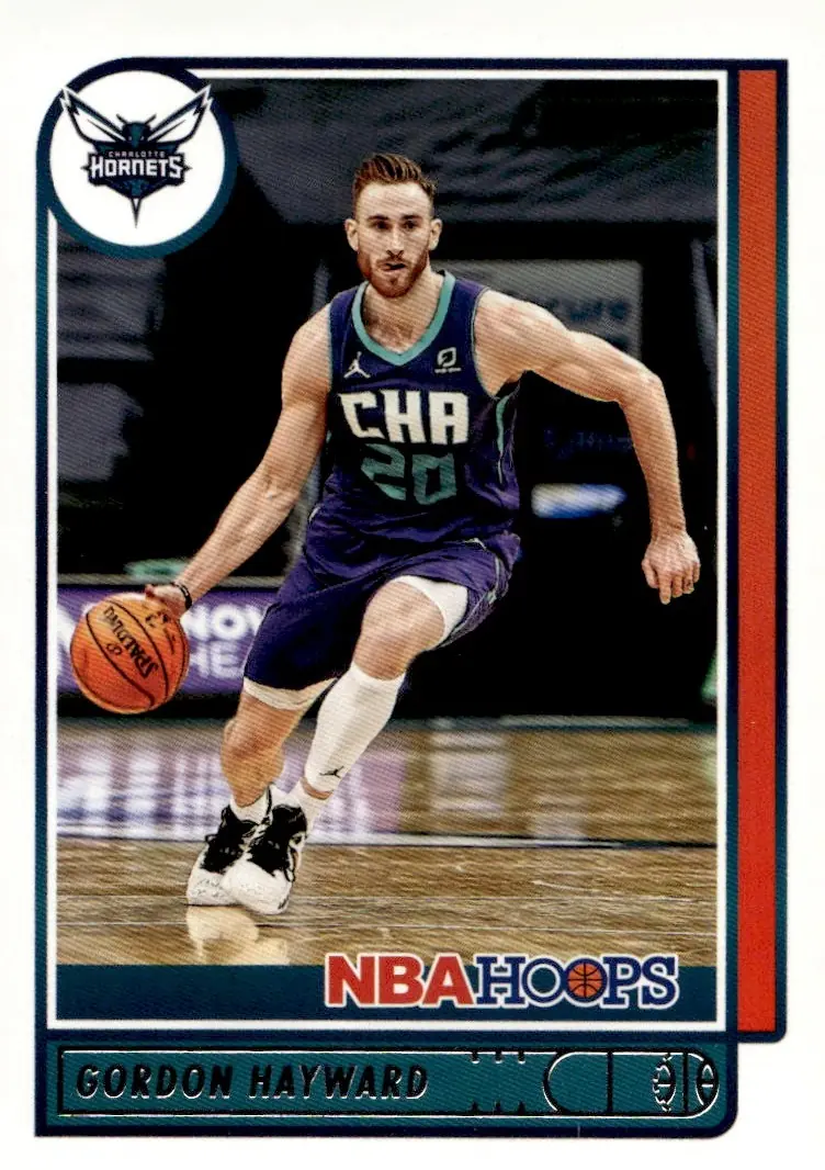 2021-22 NBA Hoops #160 Gordon Hayward (front)