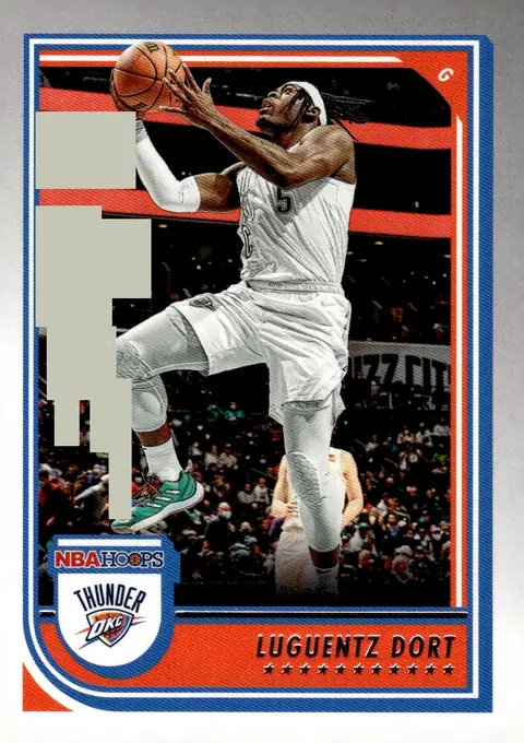 2022-23 NBA Hoops #202 Luguentz Dort