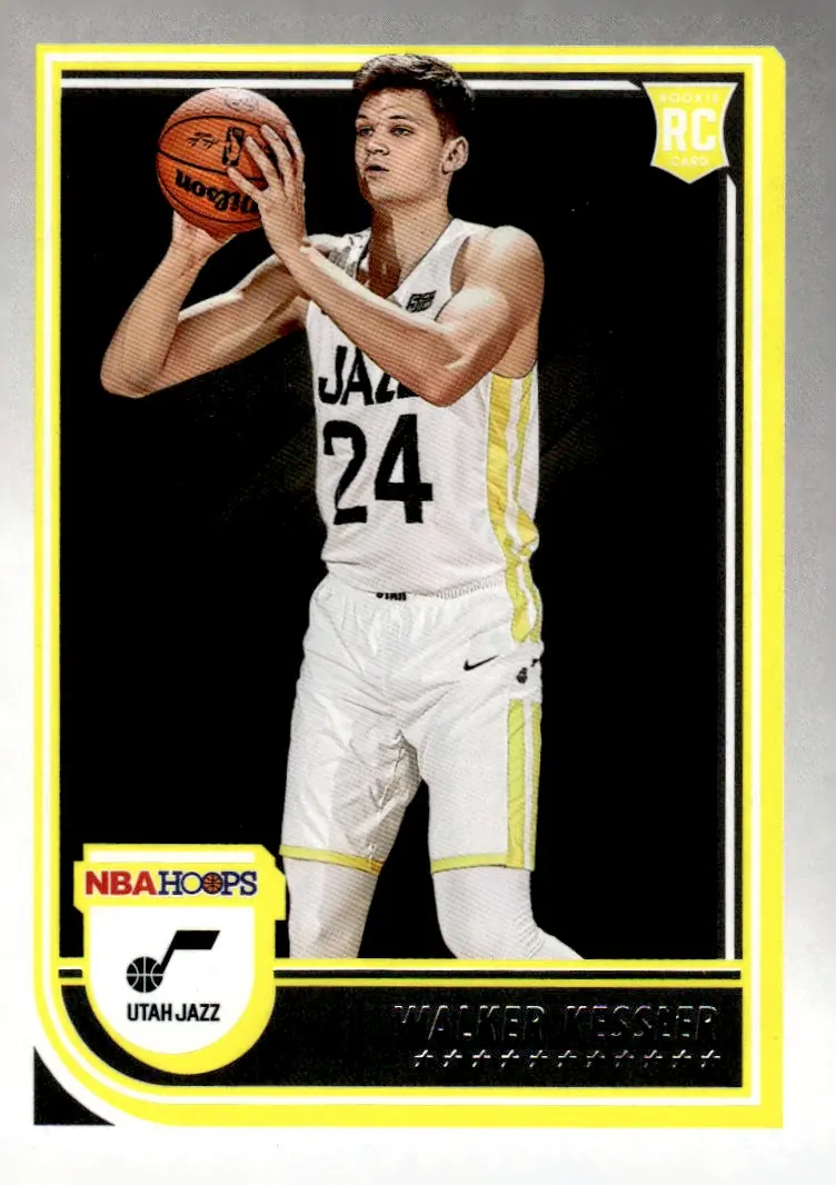 2022-23 NBA Hoops #252 Walker Kessler (front)