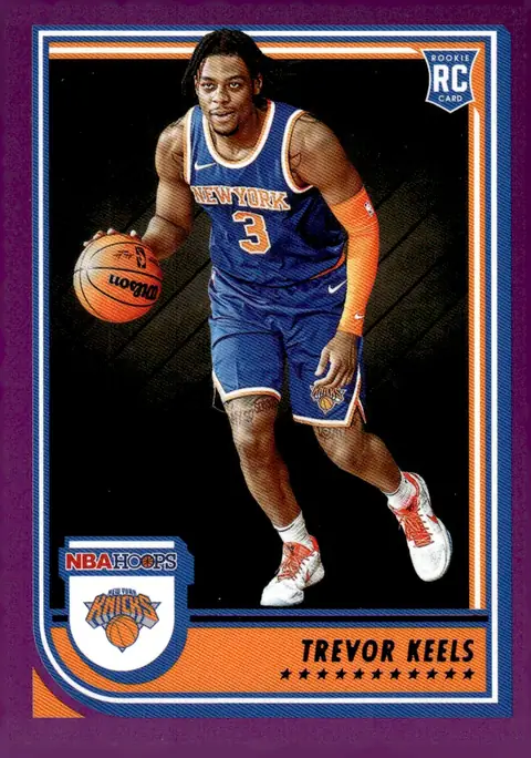 2022-23 NBA Hoops #267 Trevor Keels – Purple