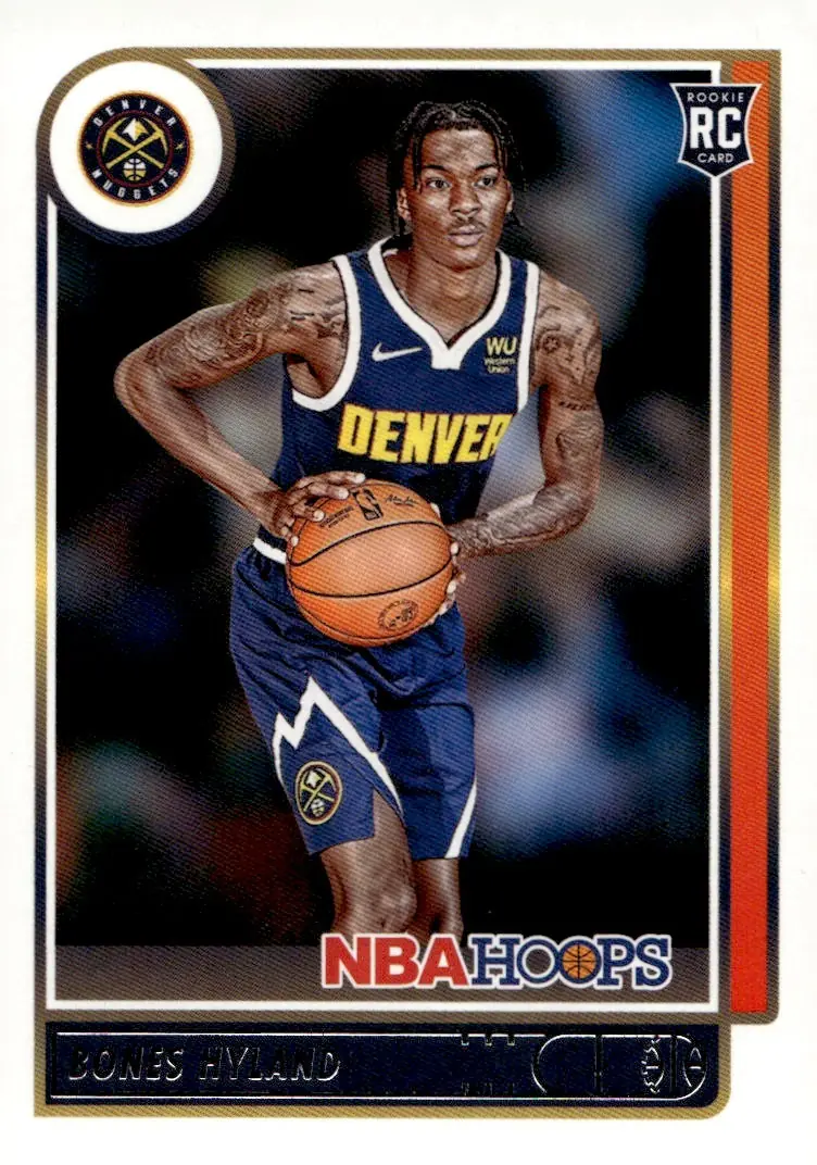 2021-22 NBA Hoops #224 Bones Hyland (front)