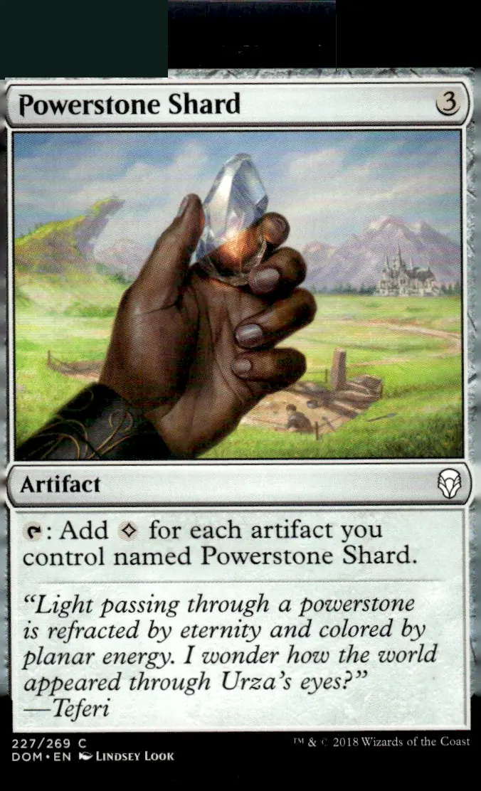 2018 Dominaria (DOM) #227/269 Powerstone Shard (front)