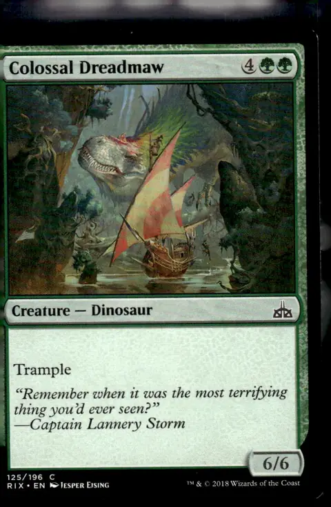 2018 Rivals of Ixalan (RIX) #125/196 Colossal Dreadmaw