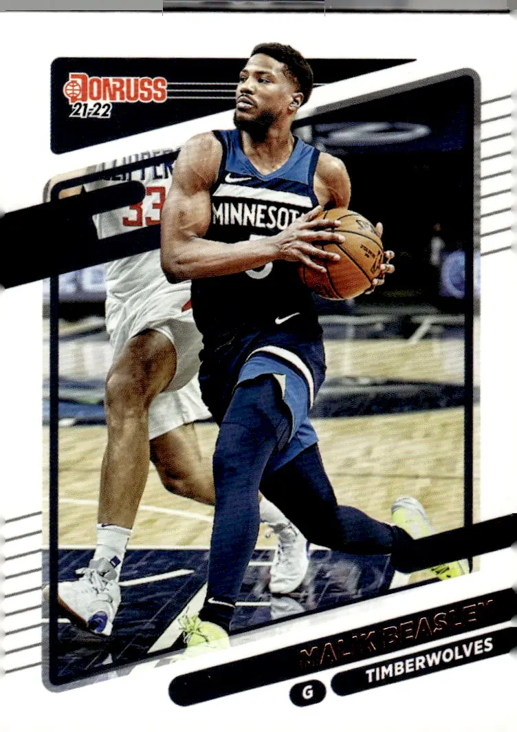 2021-22 Donruss #58 Malik Beasley (front)