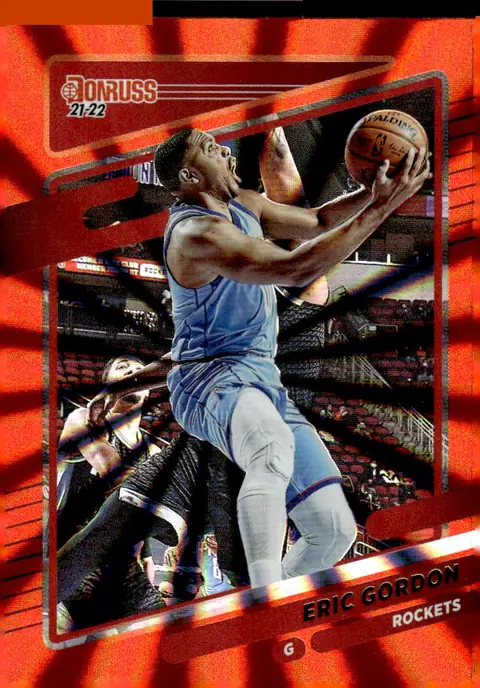 2021-22 Donruss #37 Eric Gordon – Holo Red Laser