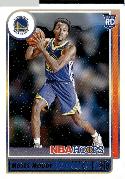 2021-22 NBA Hoops #229 Moses Moody