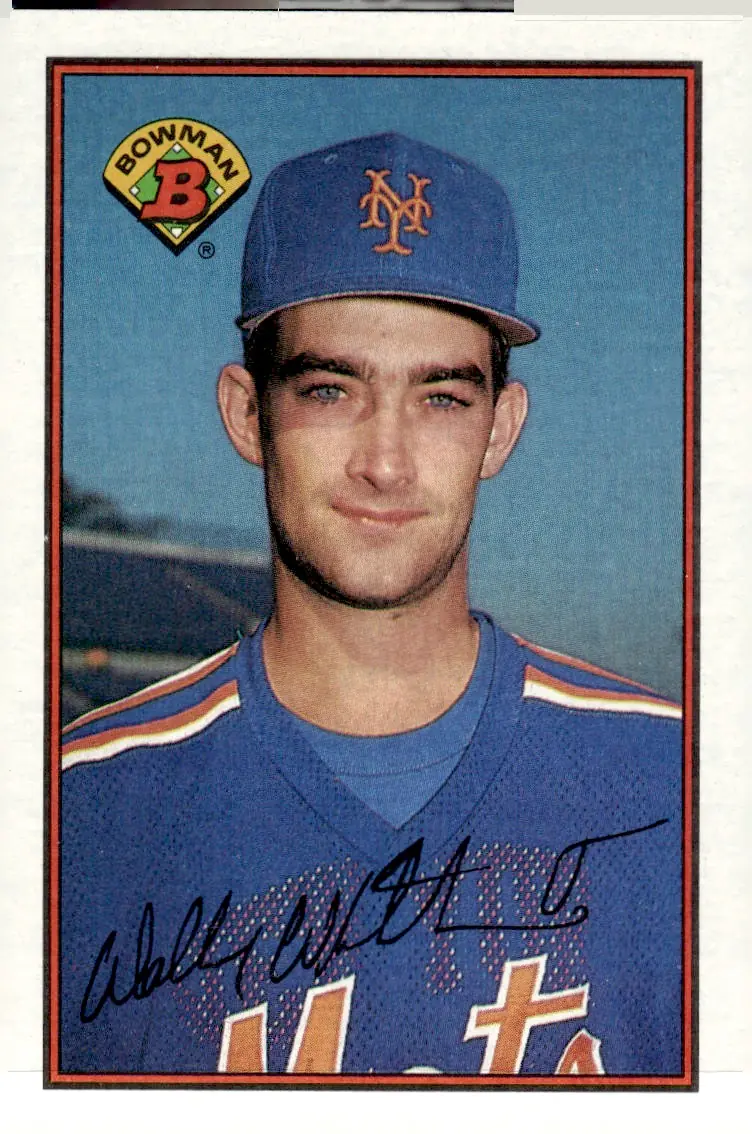 1989 Bowman #373 Wally Whitehurst (front)