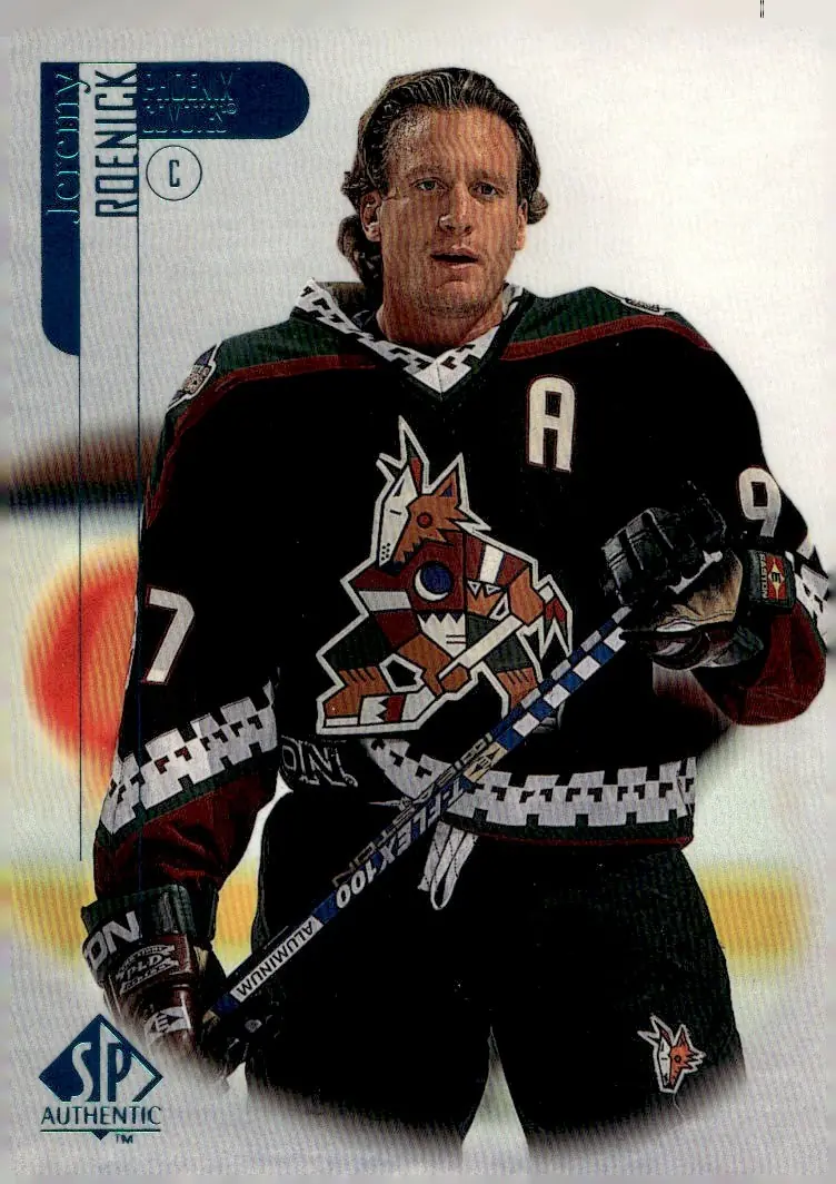 1998-99 SP Authentic #65 Jeremy Roenick (front)