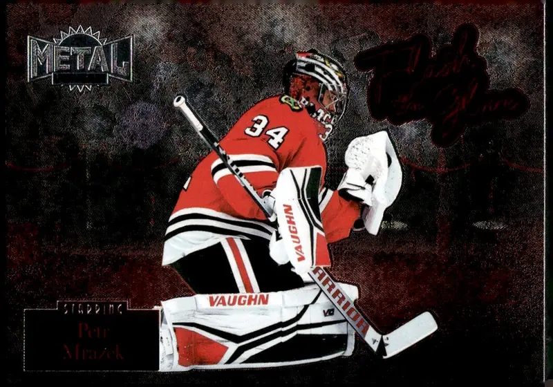 2022-23 SkyBox Metal Universe #FL-31 Petr Mrazek (front)