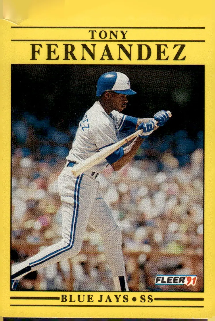 1991 Fleer #174 Tony Fernandez (front)