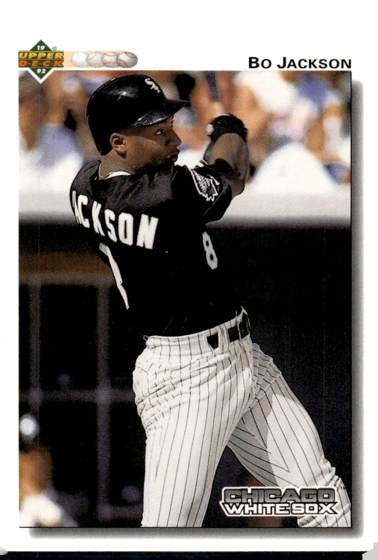 1992 Upper Deck Baseball #555 Bo Jackson (front)
