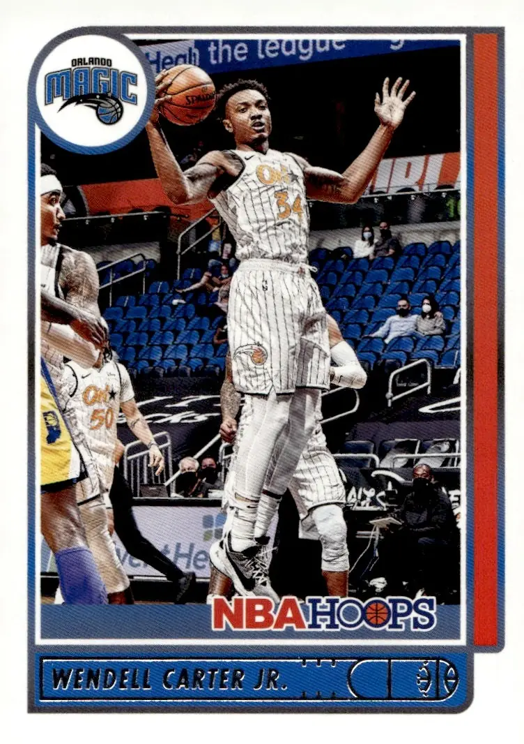 2021-22 NBA Hoops #42 Wendell Carter Jr. (front)