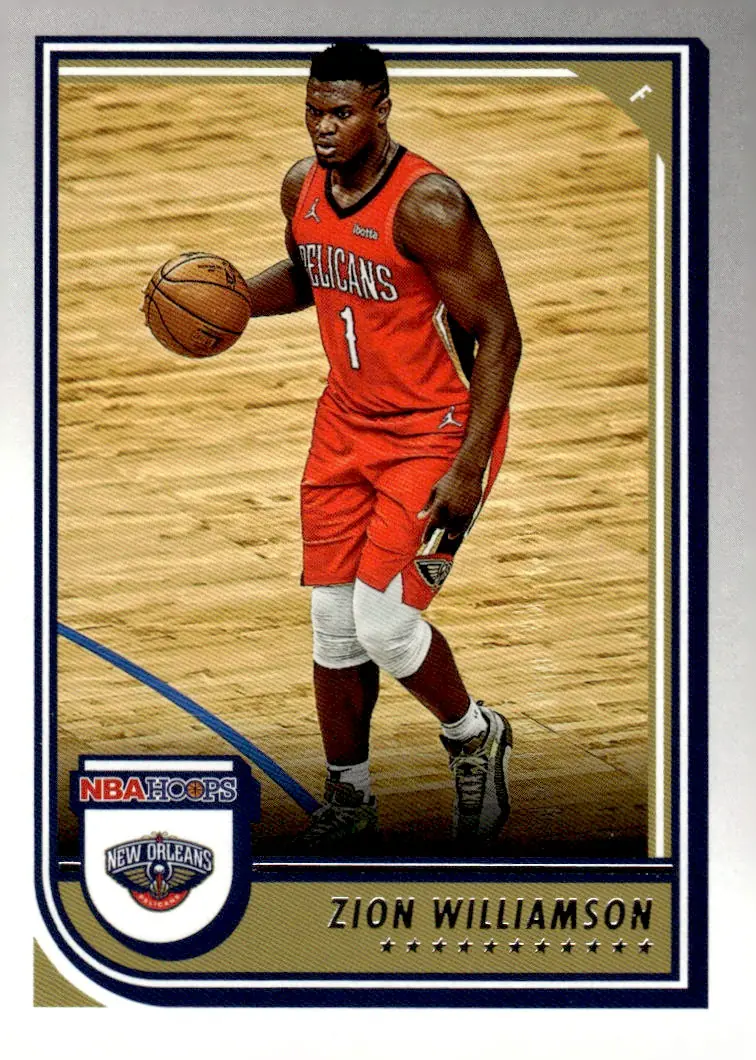 2022-23 NBA Hoops #147 Zion Williamson (front)