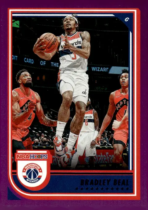 2022-23 NBA Hoops #112 Bradley Beal – Purple