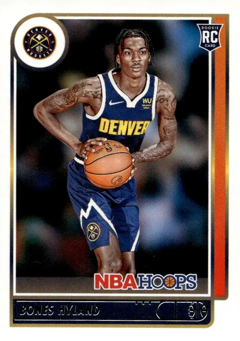 2021-22 NBA Hoops #224 Bones Hyland