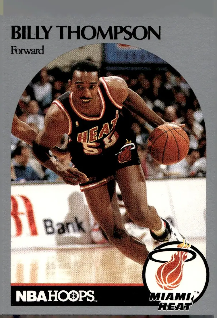 1990-91 NBA Hoops #171 Billy Thompson (front)