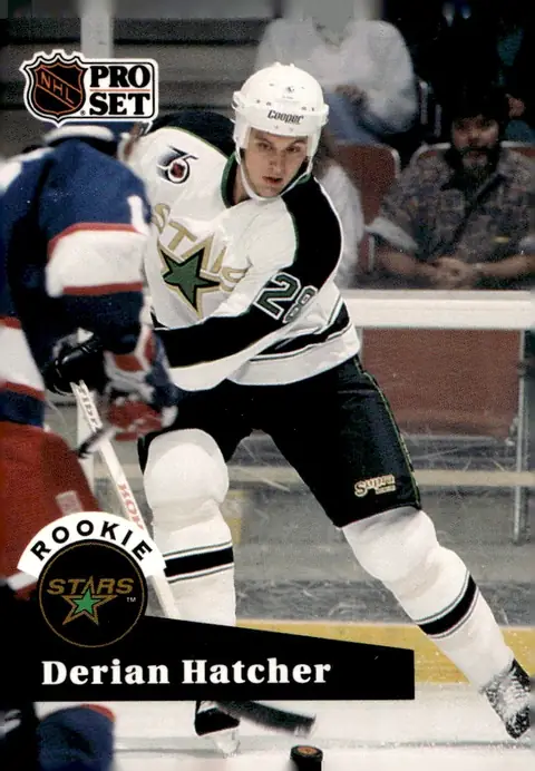 1991-92 Pro Set (Series 2) #543 Derian Hatcher