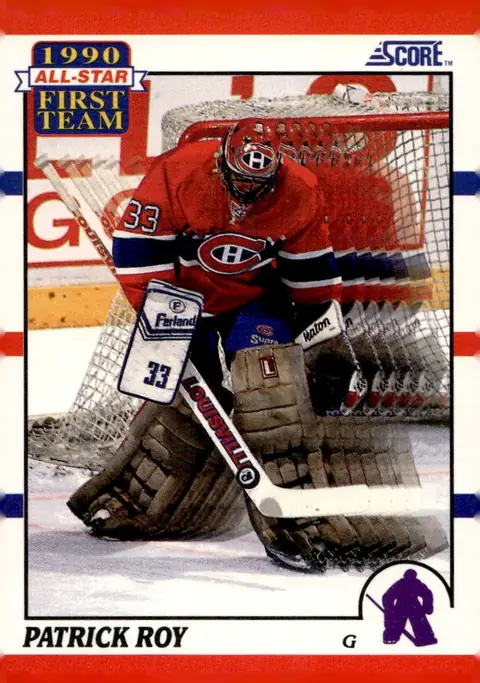 1990-91 Score (U.S.) #312 Patrick Roy