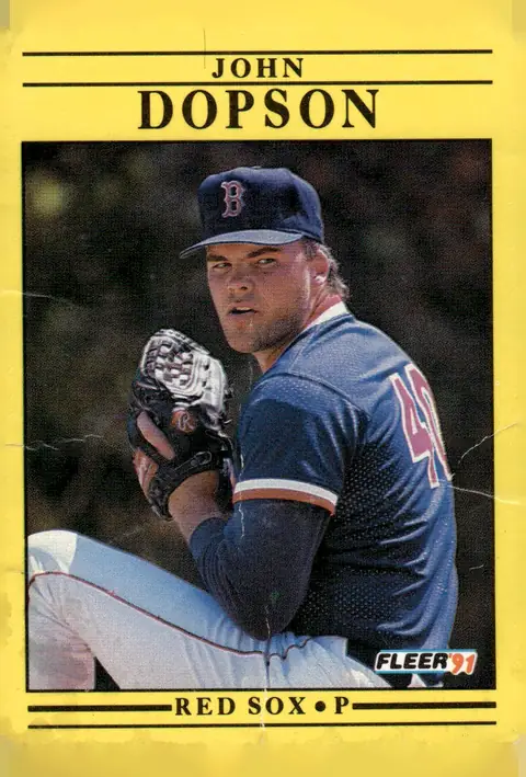 1991 Fleer #92 John Dopson