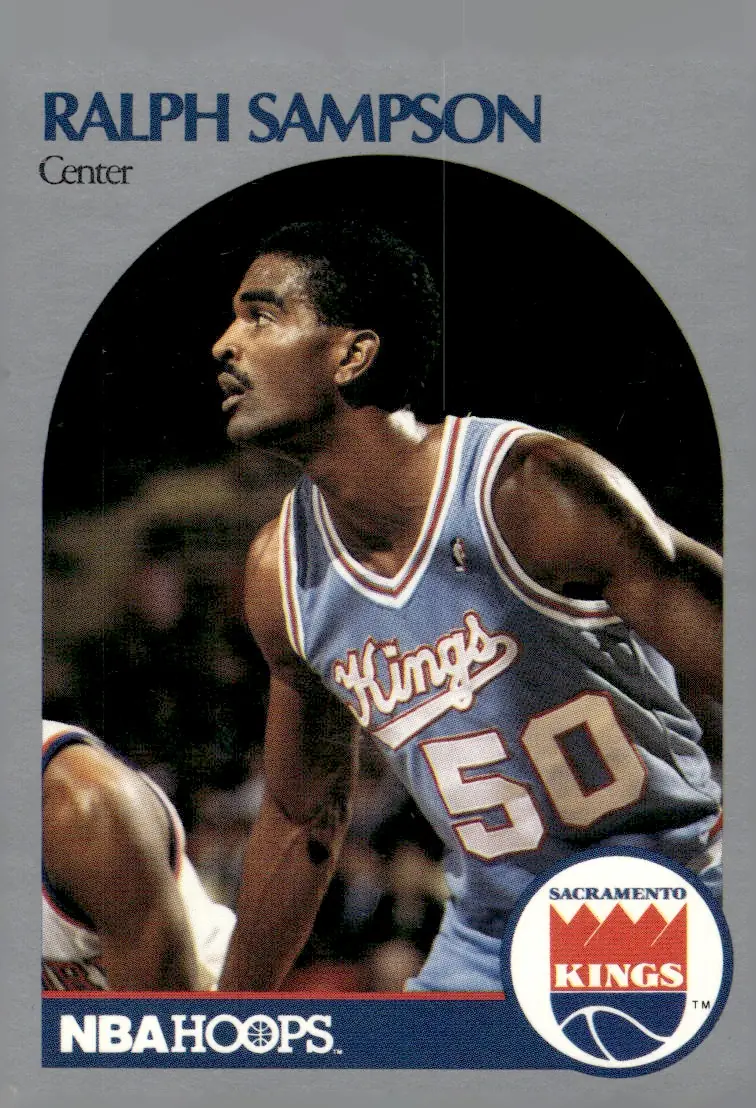 1990-91 NBA Hoops #261 Ralph Sampson (front)