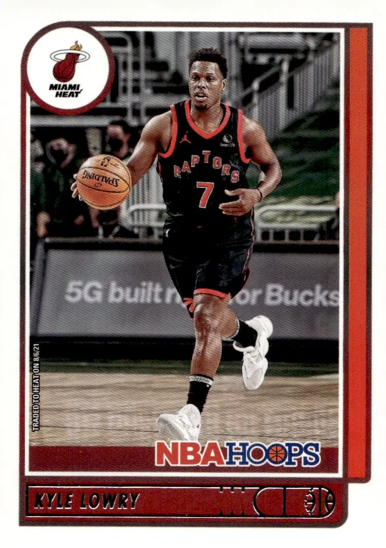 2021-22 NBA Hoops #89 Kyle Lowry (front)