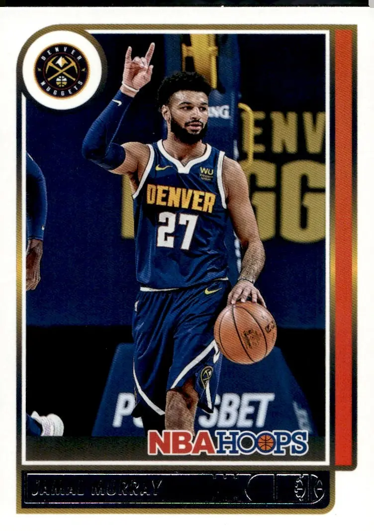 2021-22 NBA Hoops #1 Jamal Murray (front)