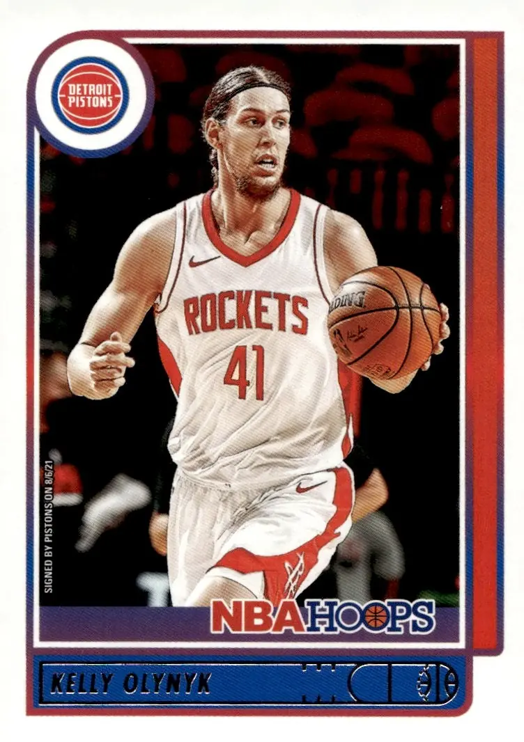 2021-22 NBA Hoops #184 Kelly Olynyk (front)