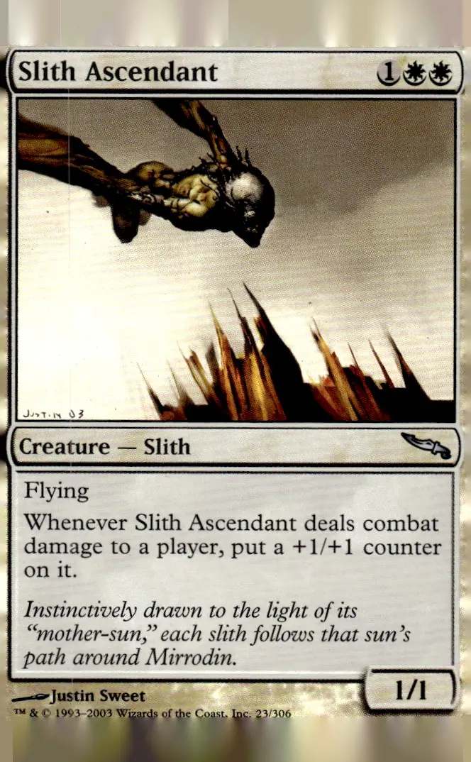 2003 Mirrodin #23/306 Slith Ascendant (front)